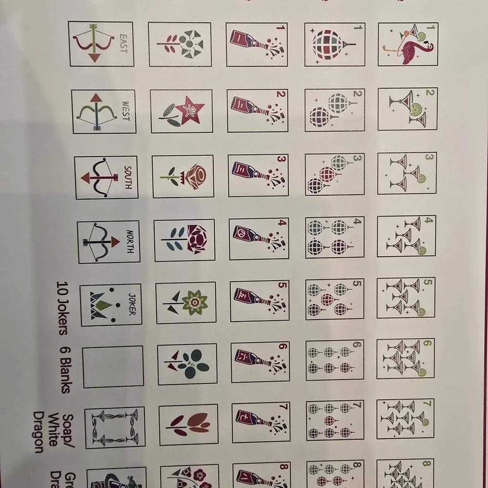 Champagne, Martini, Disco Ball Mahjong Tile Set - Picture 4 of 9